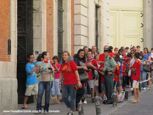 Eurocopa 2012 Real Casa de Correos Puerta del Sol Madrid Spain