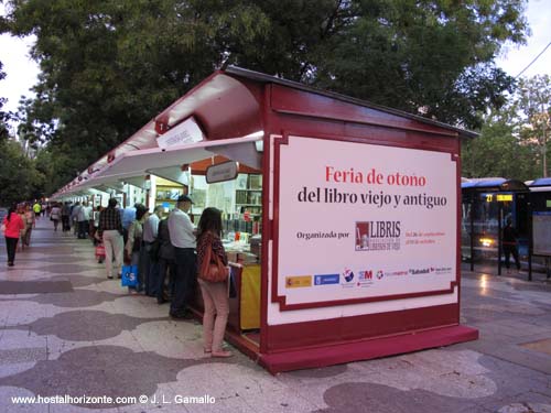 XXV Feria de Otoño del Libro Antiguo y Antiguo Paseo de Recoletos Madrid Spain