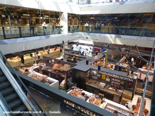 Mercado de San Anton. Barrio de Chueca Madrid Spain 2012