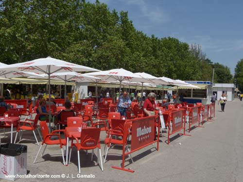 Feria del Libro Madrid Paseo de Coches Retiro Spain 2012