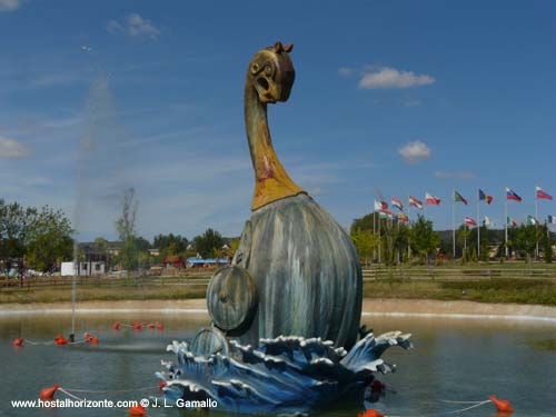 Parque Europa Torrejon de Ardoz Madrid Spain Drakar vikngo