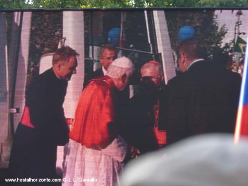 Jornada Mundial de la Juventud. Madrid Spain 2011 Papa Benedicto XVI.