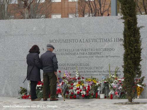 Monumento victimas 11 M El Pozo Madrid Spain