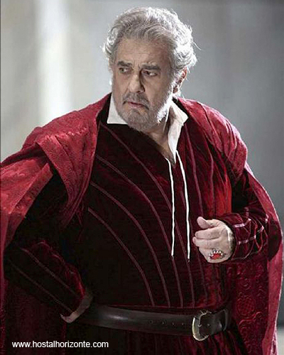 Placido  Domingo. Boccanegra en el Palacio Real de Madrid