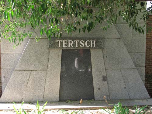 Terstch Tomb British cemetery Madrid Spain