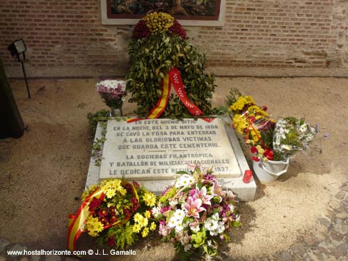 Cementerio de la Florida. Fusilados de la montaña del principe pio.